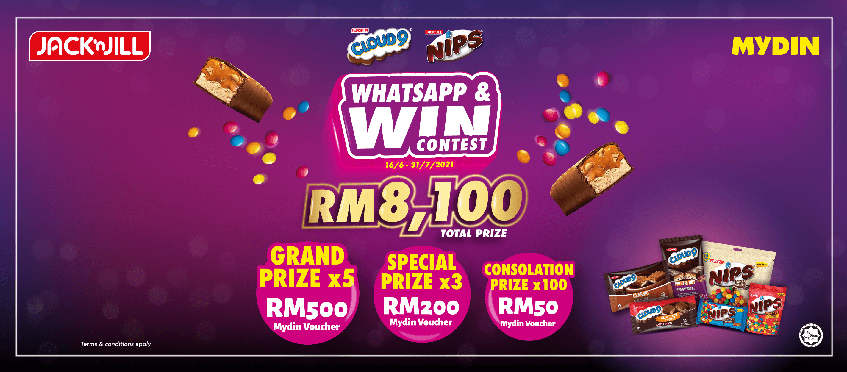 TERMS AND CONDITIONS WhatsApp & Win Contest!